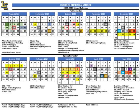 Vail School District Calendar 2022 and 2023