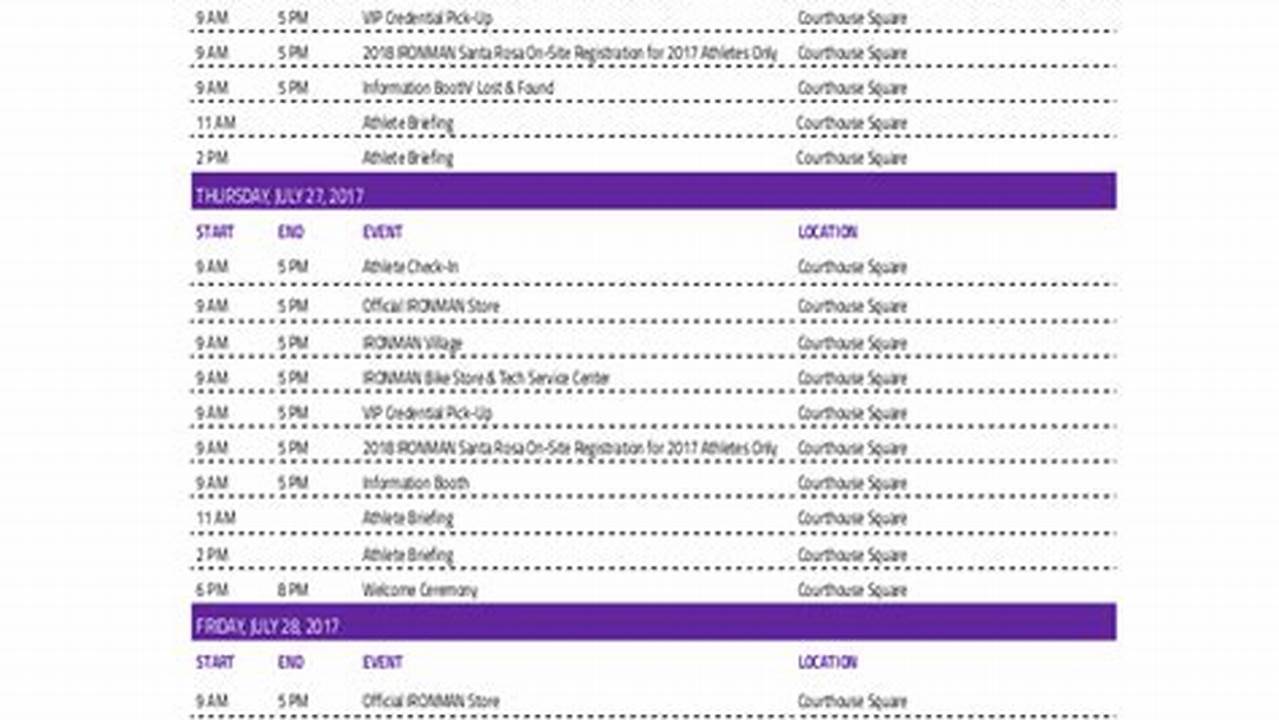 Event Calendar Examples