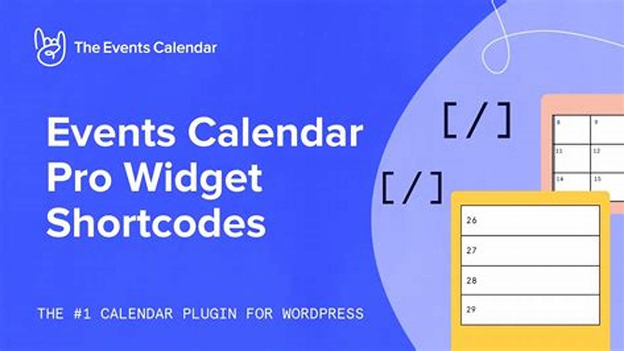 Event Calendar Pro Shortcodes