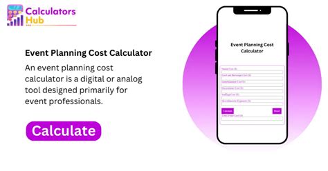 Event Cost Calculator