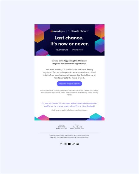 Event Email Templates