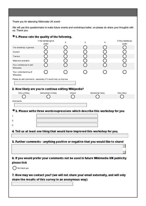 FREE 10+ Sample Feedback Survey Templates in MS Word PDF