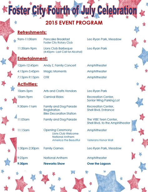 40+ Free Event Program Templates / Designs TemplateArchive