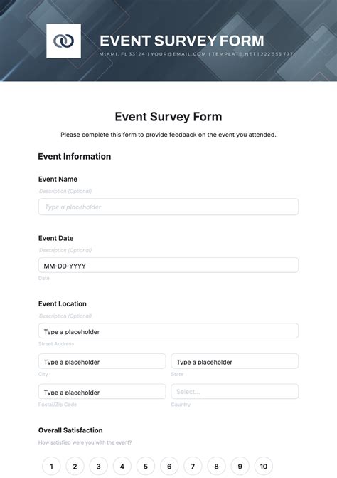 Free 18 Excellent Event Satisfaction Survey Templates Questionpro