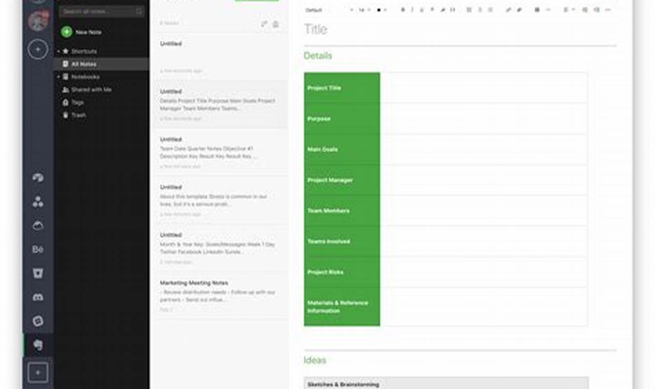 Unlock the Secrets to Effortless Project Management: Discover the Power of Evernote Templates