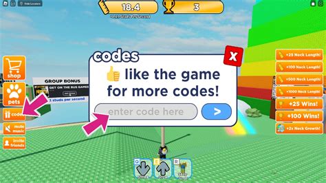 Every Second Your Neck Grows Codes - Roblox - June 2023 -
