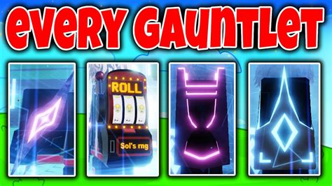 Every gauntlet type has unique abilities Different play styles