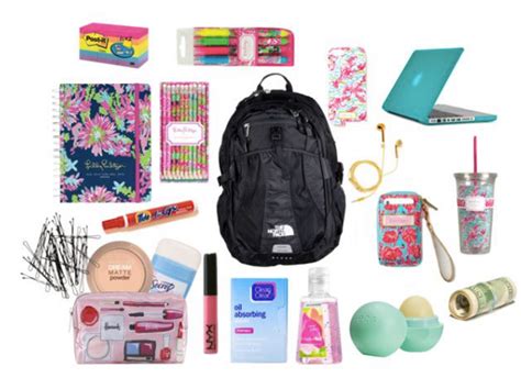 Everything A Girl Needs In Her Backpack