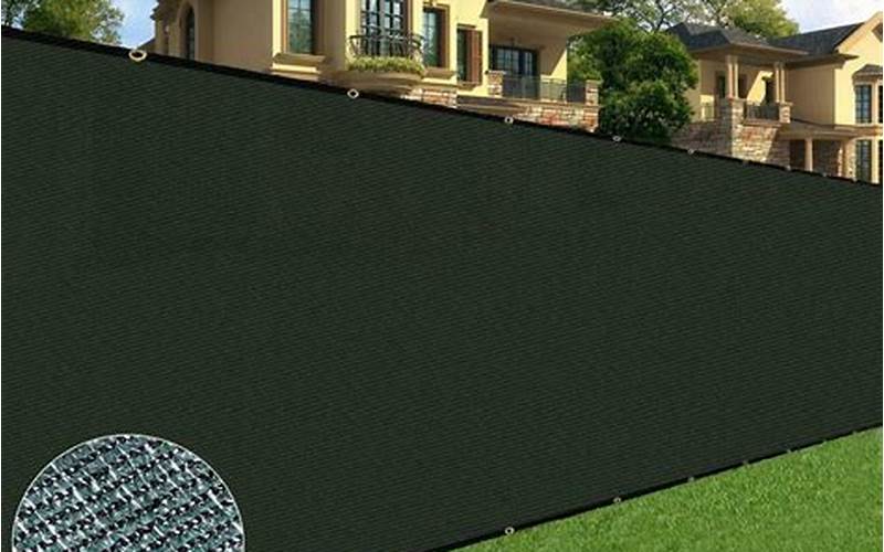Everything You Need To Know About Privacy Fence Netting With Grommets