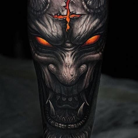 Demon, Devil, Evil and Satanic tattoo designs for men