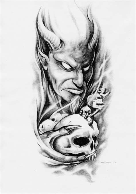 Evil Tattoo Drawings