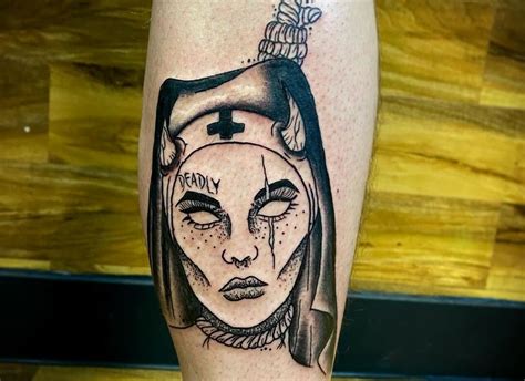 Evil Nun Tattoo
