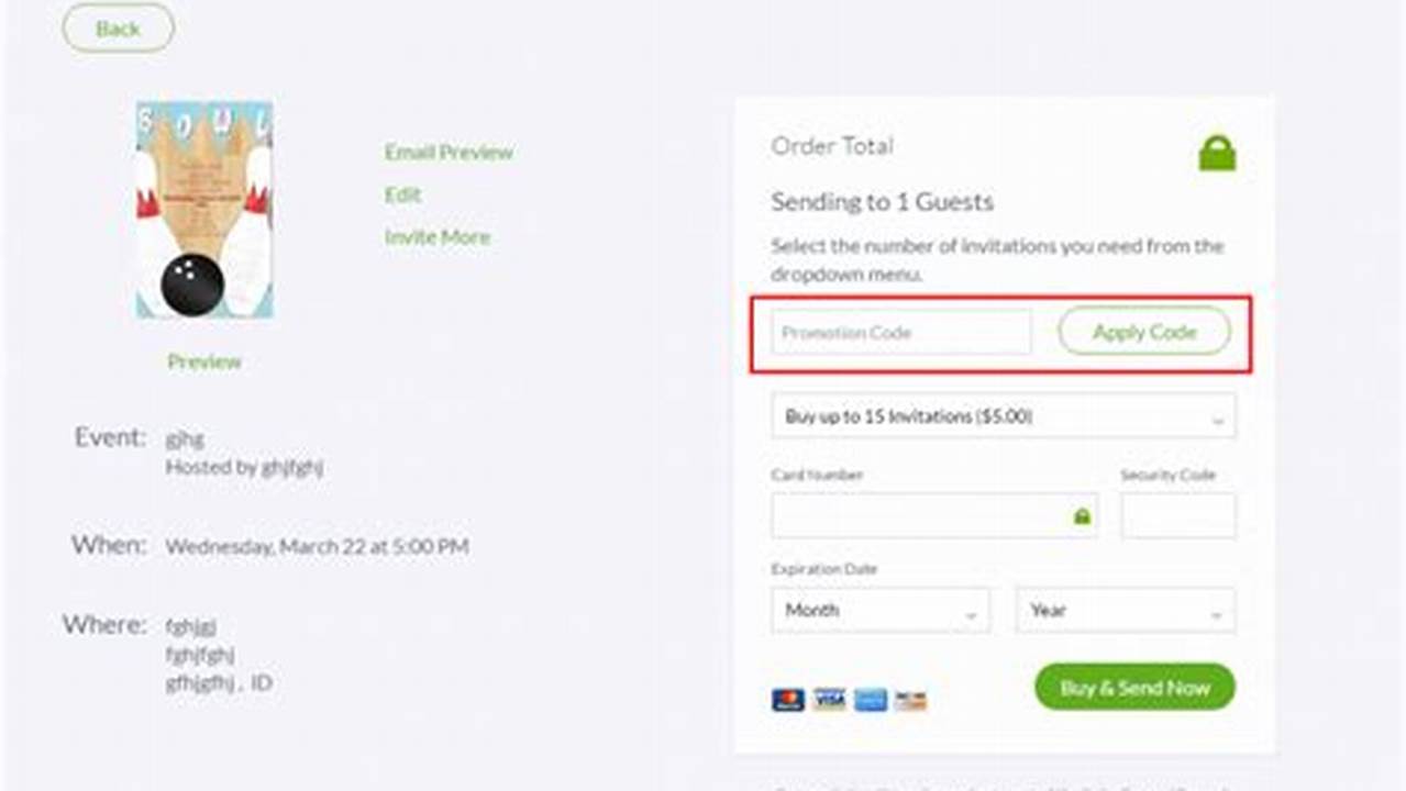 Evite Promo Code September 2024 Coupon Code