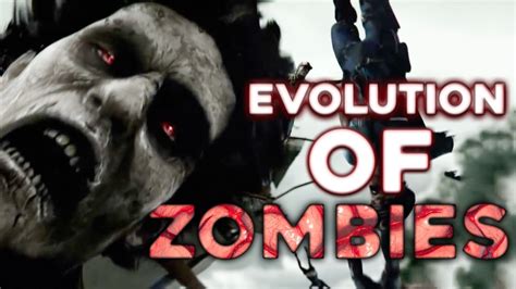 Image depicting the evolution of zombies in pop culture