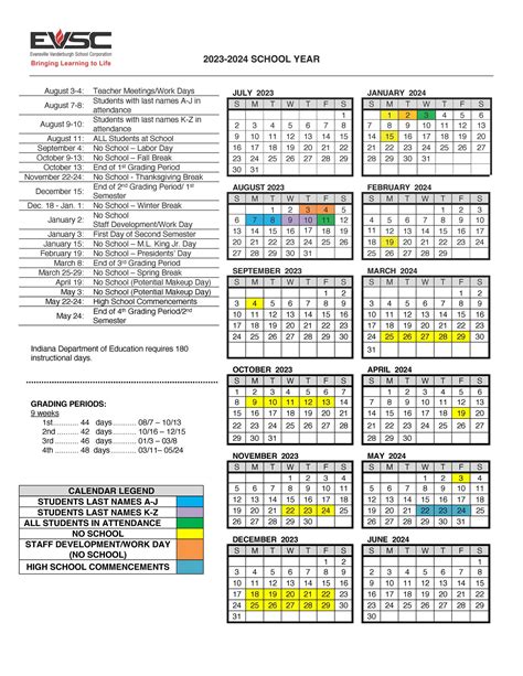 Evsc 2024 25 Calendar Printable
