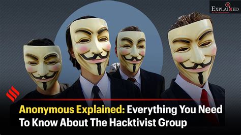 Ex anonymous member discusses involvement hacktivist group