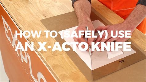 Exacto Knife Injury