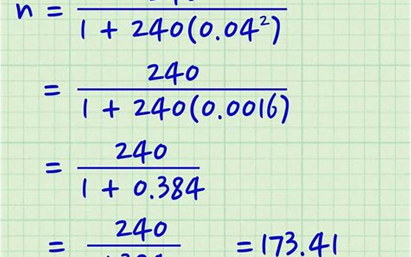 Example Calculation