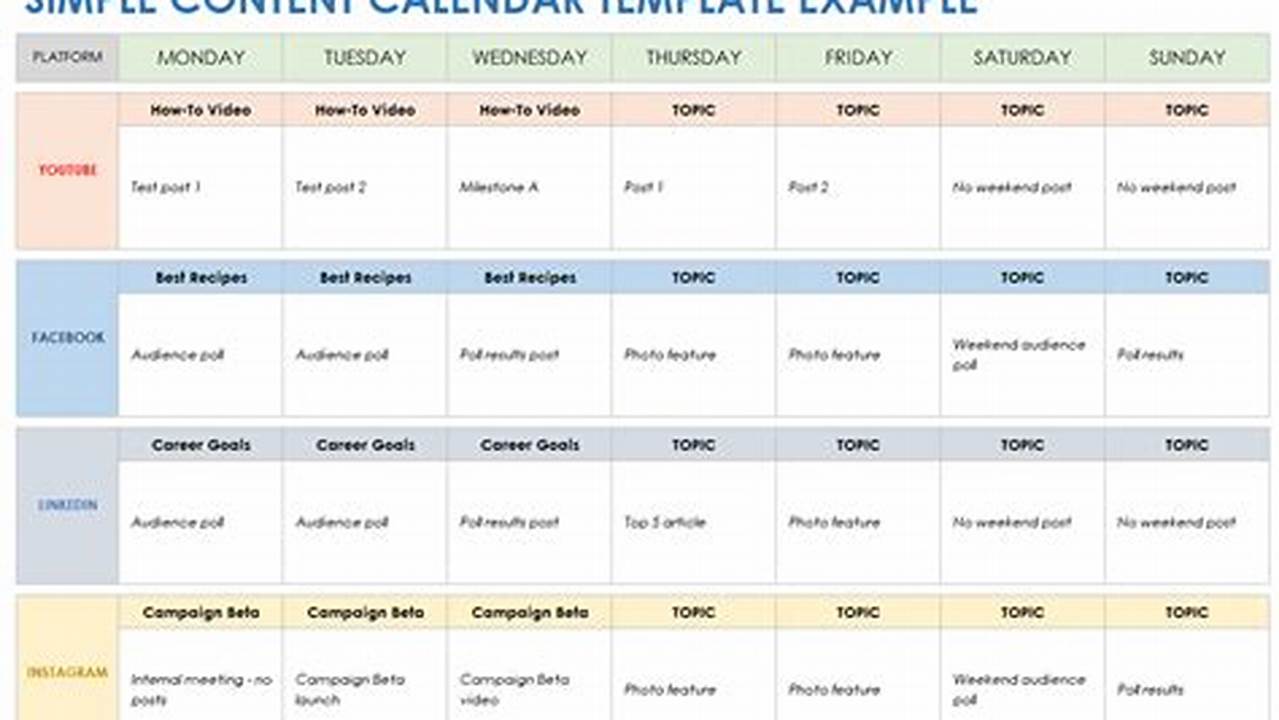 Example Calendar