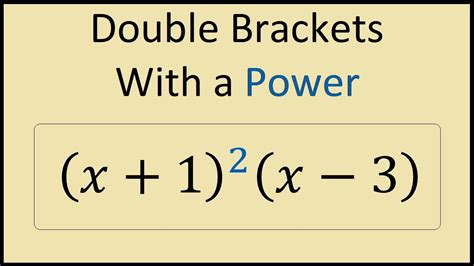 Example 2: Brackets and Powers Involved