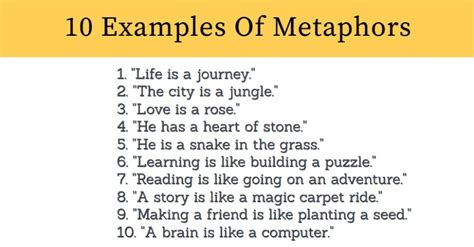 Example Of Metaphor