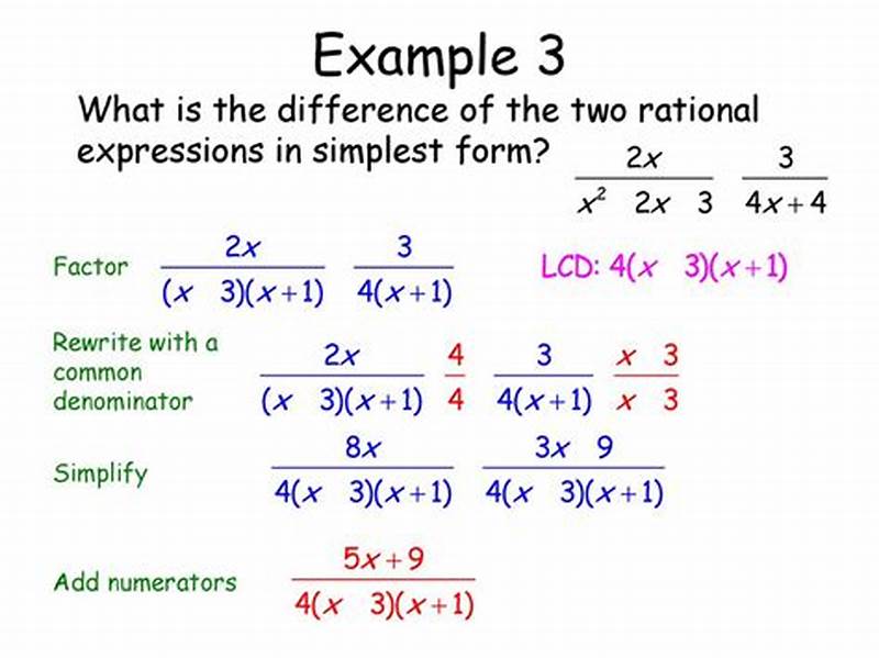 Example Of Rational Expression In Simplest Form