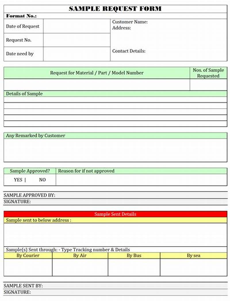 Example Of Request Form