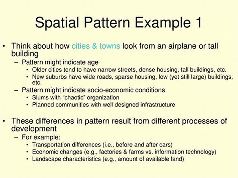 Example Of Spatial Pattern