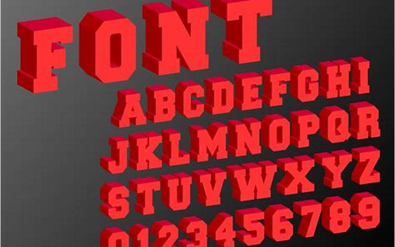 Examples Of 3D Fonts In Action