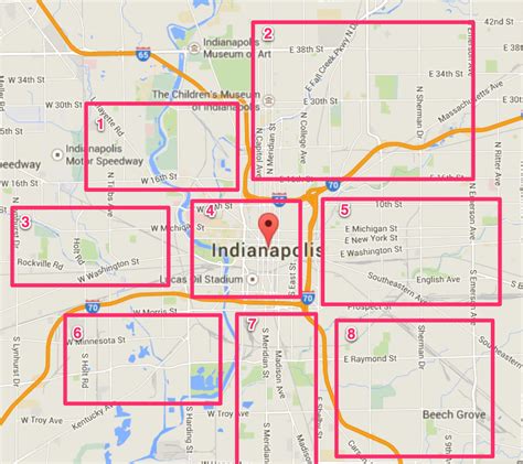 Examples of MAP Implementation in Various Industries Indianapolis in ZIP Code Map