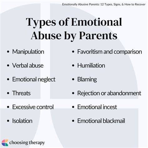 Breaking the Silence: Behind Closed Doors - Unveiling Examples of Emotional Abuse from Parents