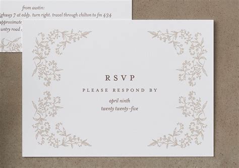 Examples: Text RSVP Wording for Different Styles