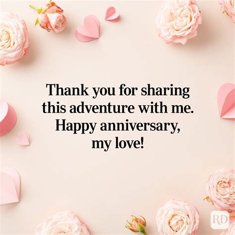 Examples of Anniversary Messages