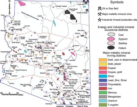 Examples of MAP Implementation in Various Industries Arizona on a Map of USA