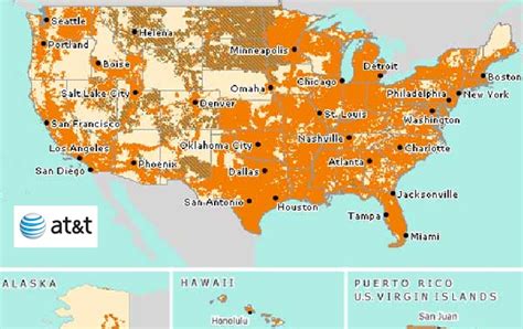 Examples of MAP Implementation in Various Industries: AT&T Cell Phone Map Coverage