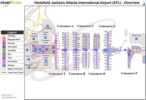 Atlanta Airport Map Delta Terminal