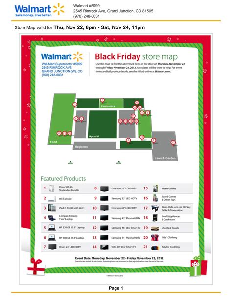 Black Friday Map For Walmart