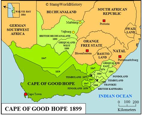 Examples of MAP Implementation in Various Industries Cape Of Good Hope Map