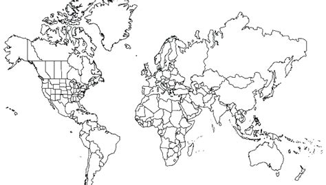 Colorable Map Of The World depicting examples of MAP implementation in various industries