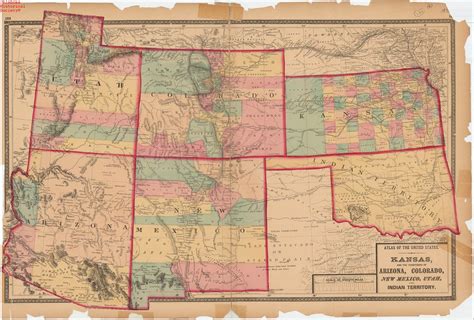 Colorado And New Mexico Map