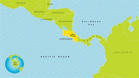 Examples of MAP Implementation in Various Industries in Costa Rica on World Map