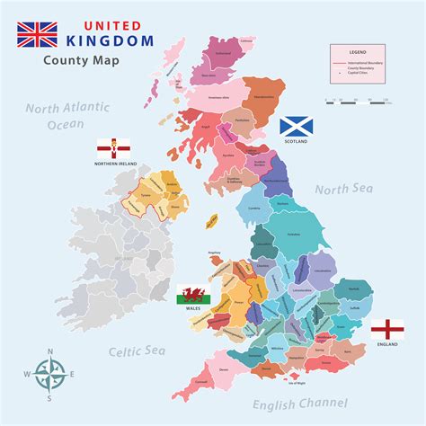 UK Counties MAP