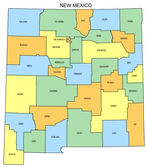 Examples of MAP implementation in various industries Counties Of New Mexico Map