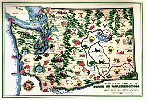 A map of Washington State