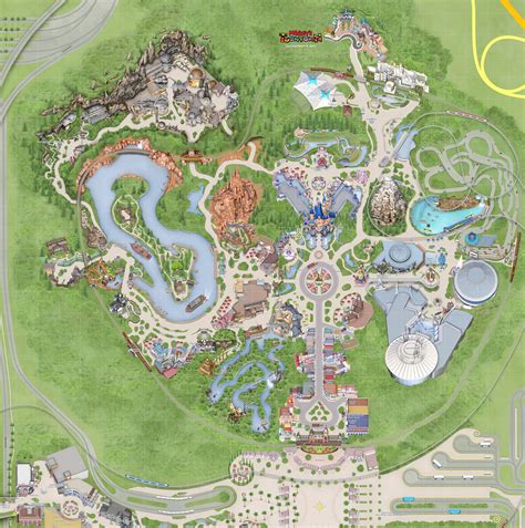 Disneyland on a map of California