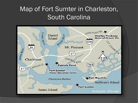 Fort Sumter On The Map