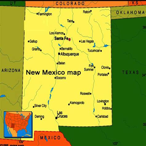 Map of New Mexico