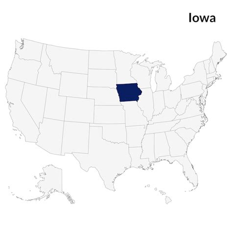 Iowa map with various industries