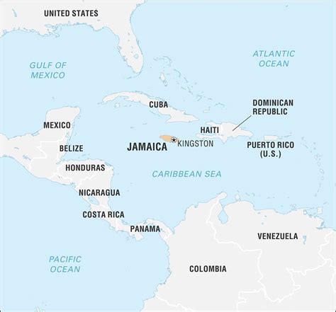 Jamaica World Map