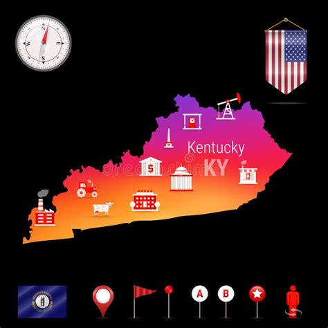MAP of Kentucky